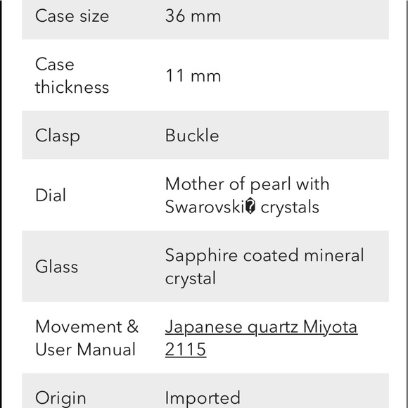 Porsamo Bleu Linda Luxury Women’s Watch - Picture 10 of 14